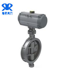 硬密封對夾氣動<a href='http://www.whyhs.com/Product/diefa/' target='_blank'>蝶閥</a>